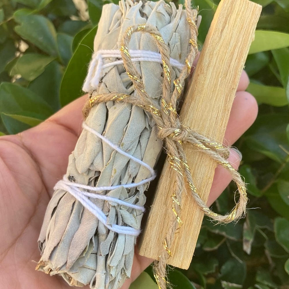 Sage and Palo Santo bundle